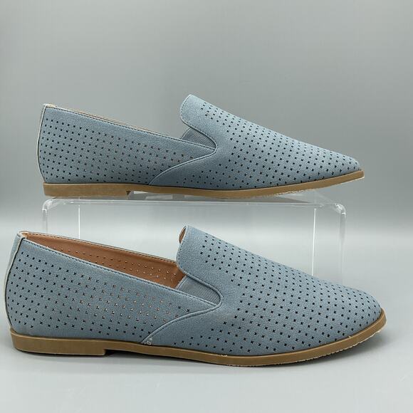 NEW Journee Collections Women’s Lucie Flats Blue Size 9.5 - Picture 1 of 10